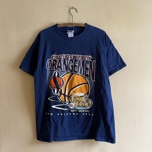 NCAA Navy Blue Syracuse University Orangemen Tee